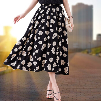 2023夏季新款连衣裙女时尚百搭雪纺裙子套装裙半身裙 2023夏季新款连衣裙女时尚百搭雪纺裙子套装裙半身裙